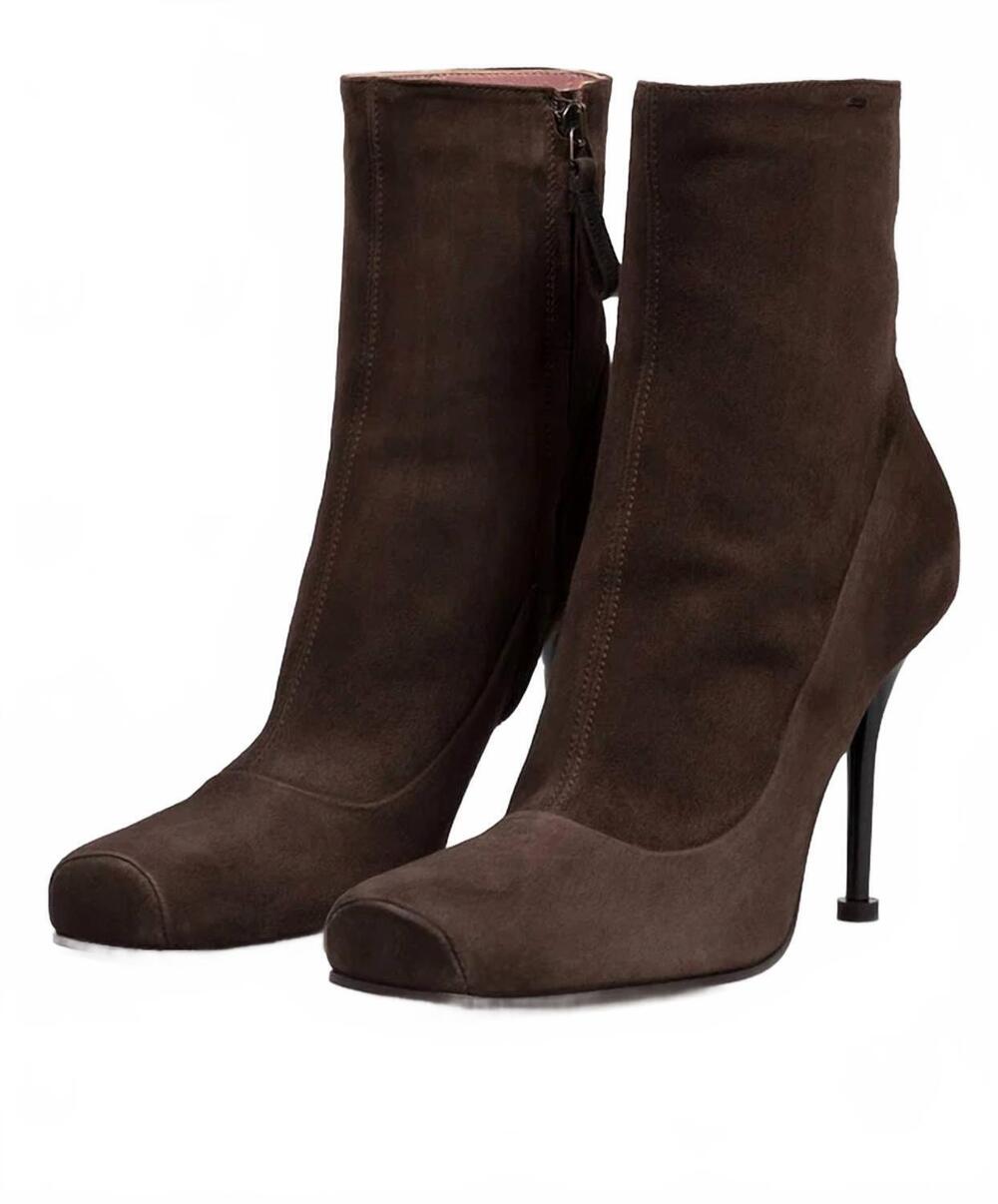NEW PREMIATA women's ballet ankle bootie in chocolate